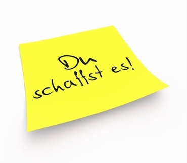 Notizzettel, du schaffst es